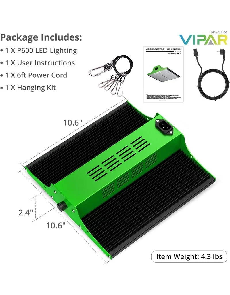 Viparspectra P600 LED 100 Watt – Kompakt, effizient und leistungsstark