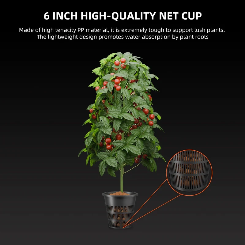 Spider Farmer Tiefwasserkultur (DWC) Hydroponik-System mit 4 Töpfen