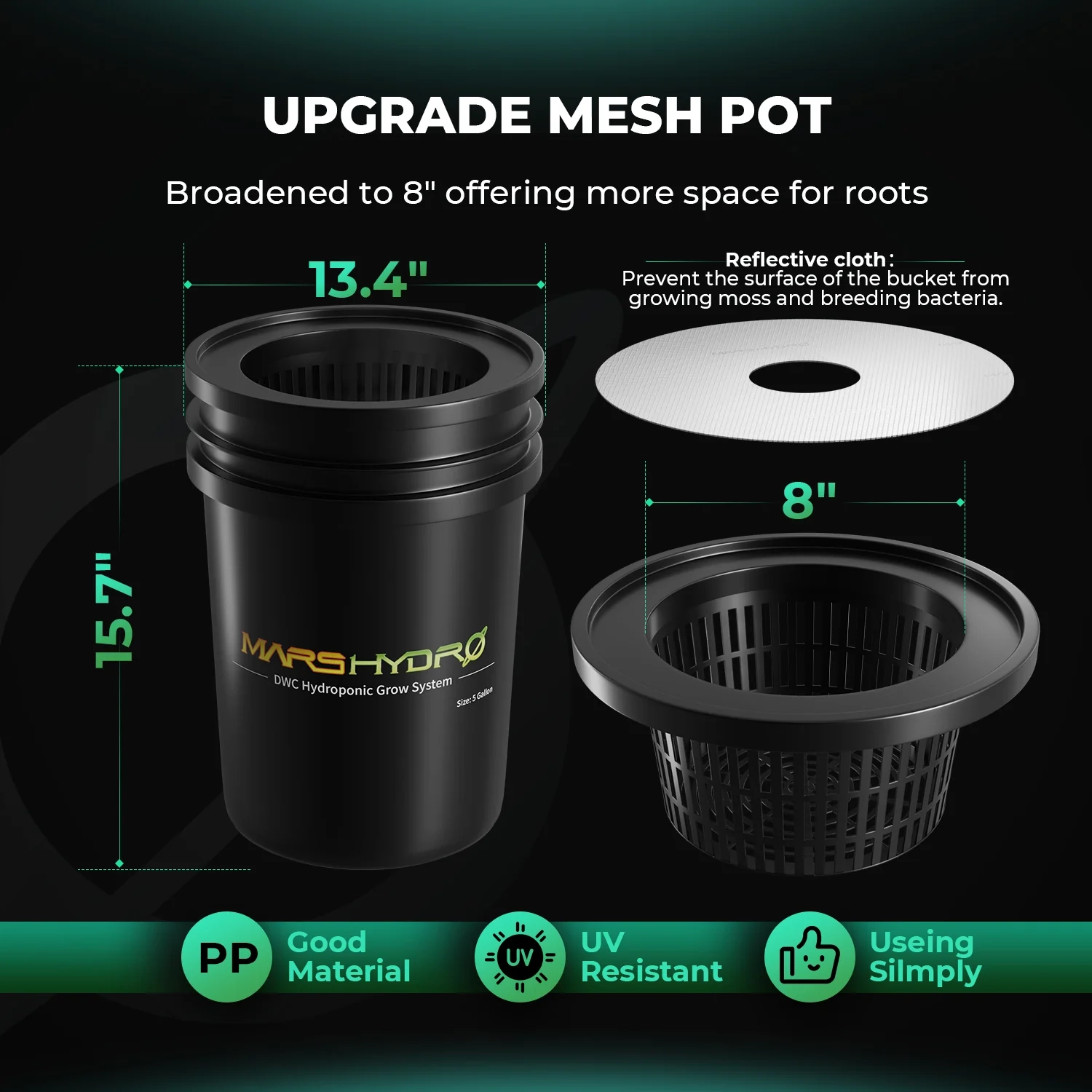 Mars Hydro DWC System – 2 Eimer