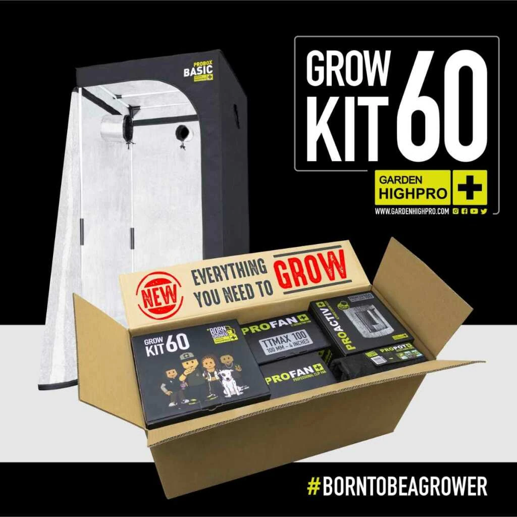 Growbox Komplettset 60x60 – Kompakter Einstieg ins Indoor-Gärtnern