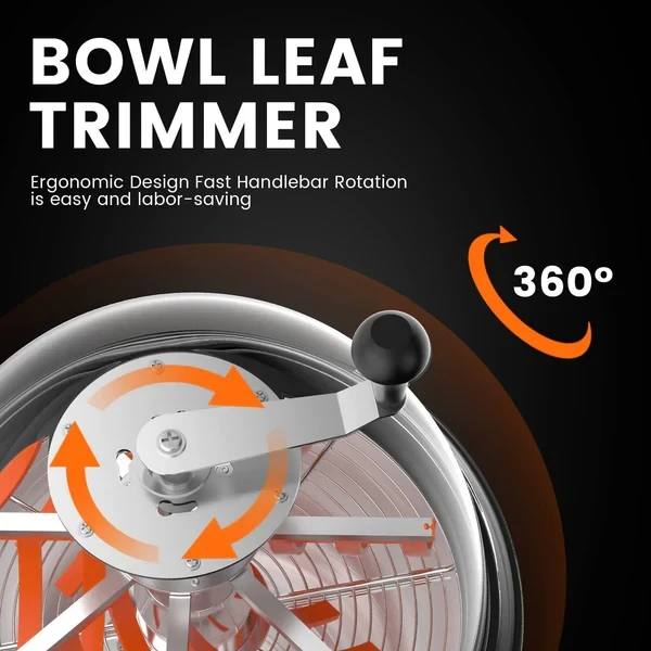 Spider Farmer Mechanische Trimmer-Maschine Ø 40 cm – Effizient & Schonend