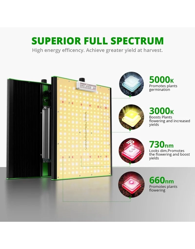 Viparspectra P1000 LED 100 Watt – Leistungsstarke Growlampe für optimales Pflanzenwachstum