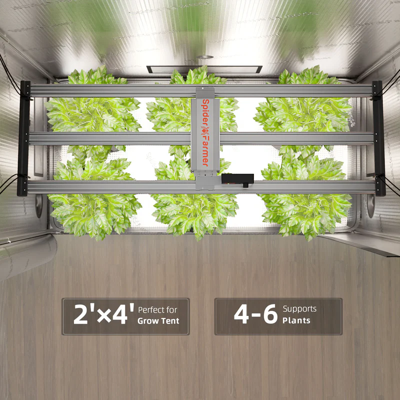 Spider Farmer G4500 EVO – 320W LED Grow Light für gleichmäßige Ausleuchtung