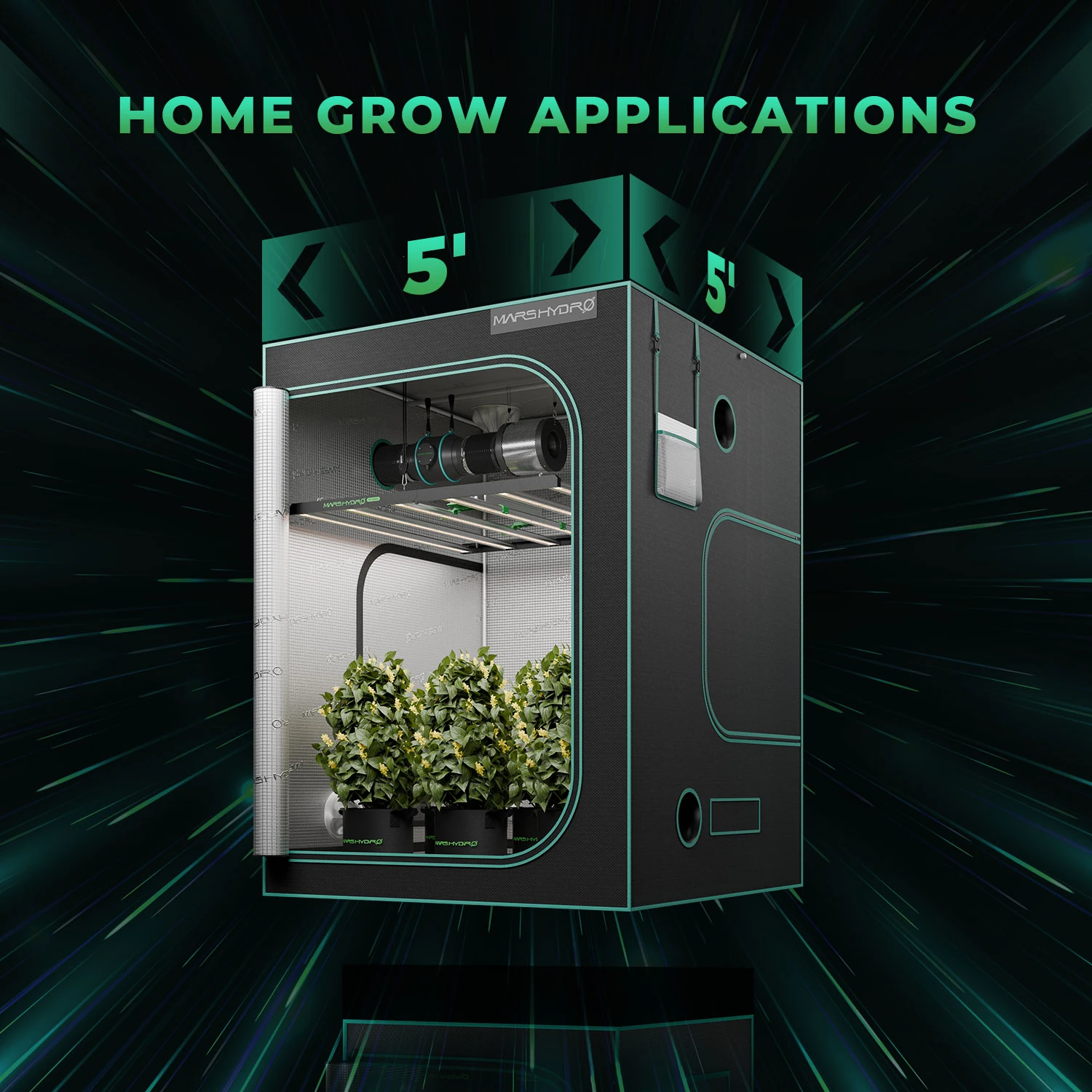 Mars Hydro FC-E8000 – Smarte 800W LED-Growlampe für große Projekte