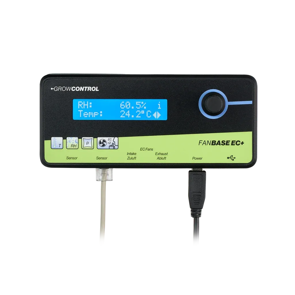 GrowControl FanBase EC+ – Intelligente EC-Ventilatorsteuerung für optimale Klimakontrolle GrowControl FanBase EC+ – Intelligente EC-Ventilatorsteuerung für optimale Klimakontrolle