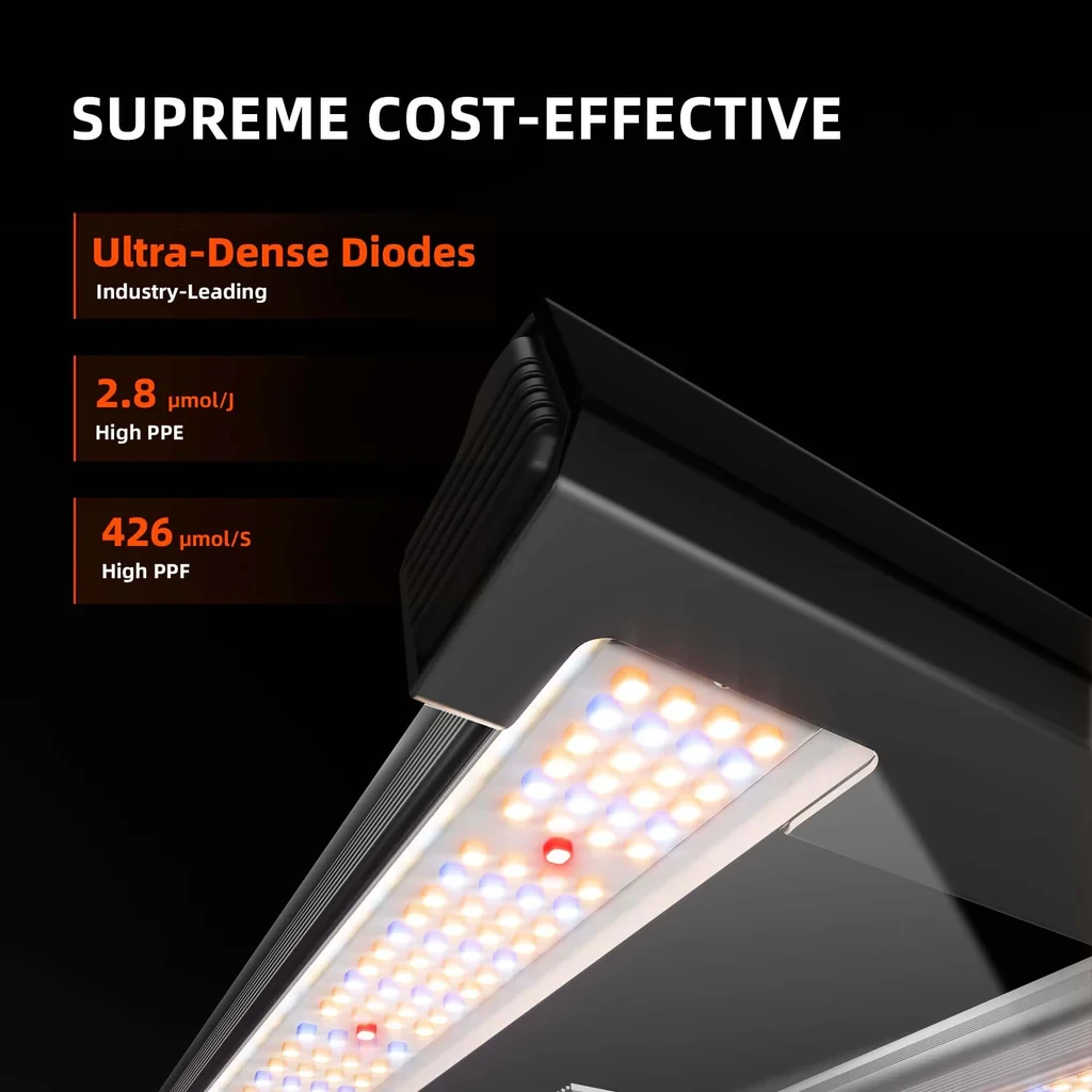 Spider Farmer G1500 EVO – 150W LED Grow Light für effiziente Indoor-Beleuchtung