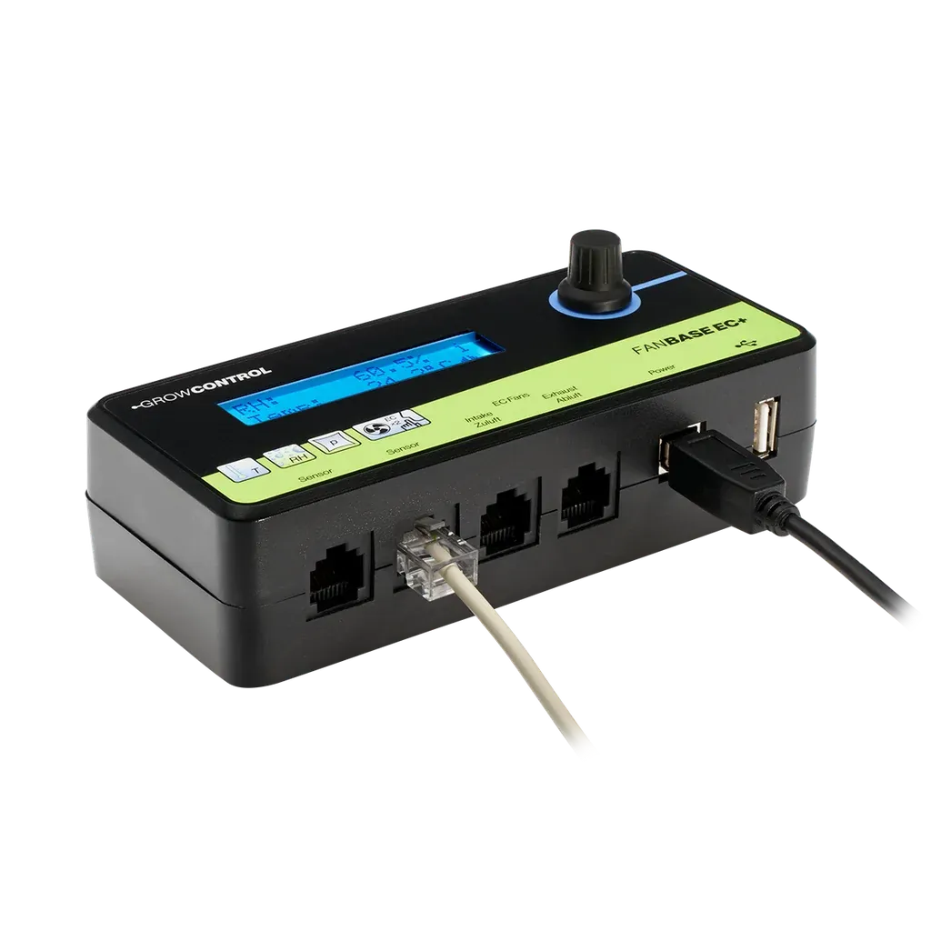 GrowControl FanBase EC+ – Intelligente EC-Ventilatorsteuerung für optimale Klimakontrolle GrowControl FanBase EC+ – Intelligente EC-Ventilatorsteuerung für optimale Klimakontrolle