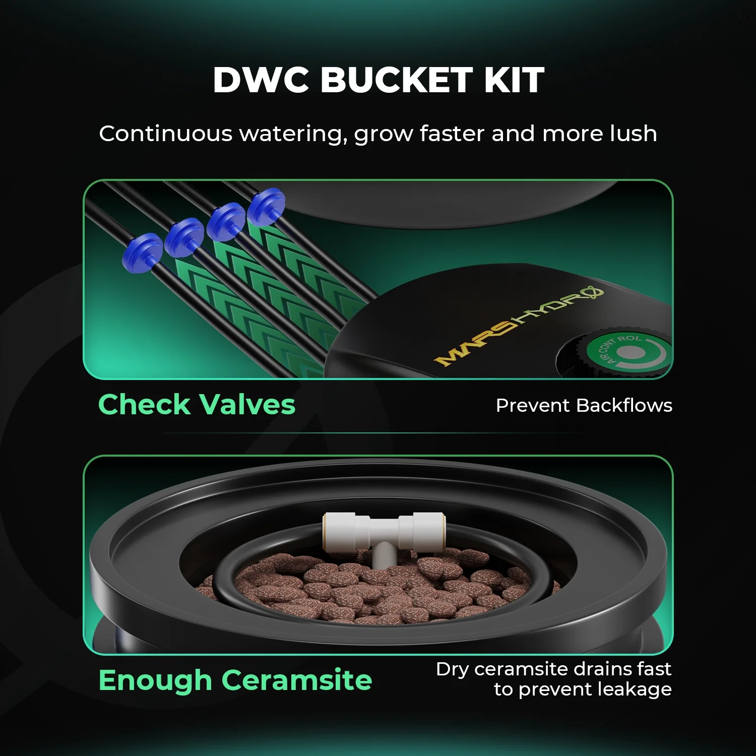 Mars Hydro DWC System – 2 Eimer