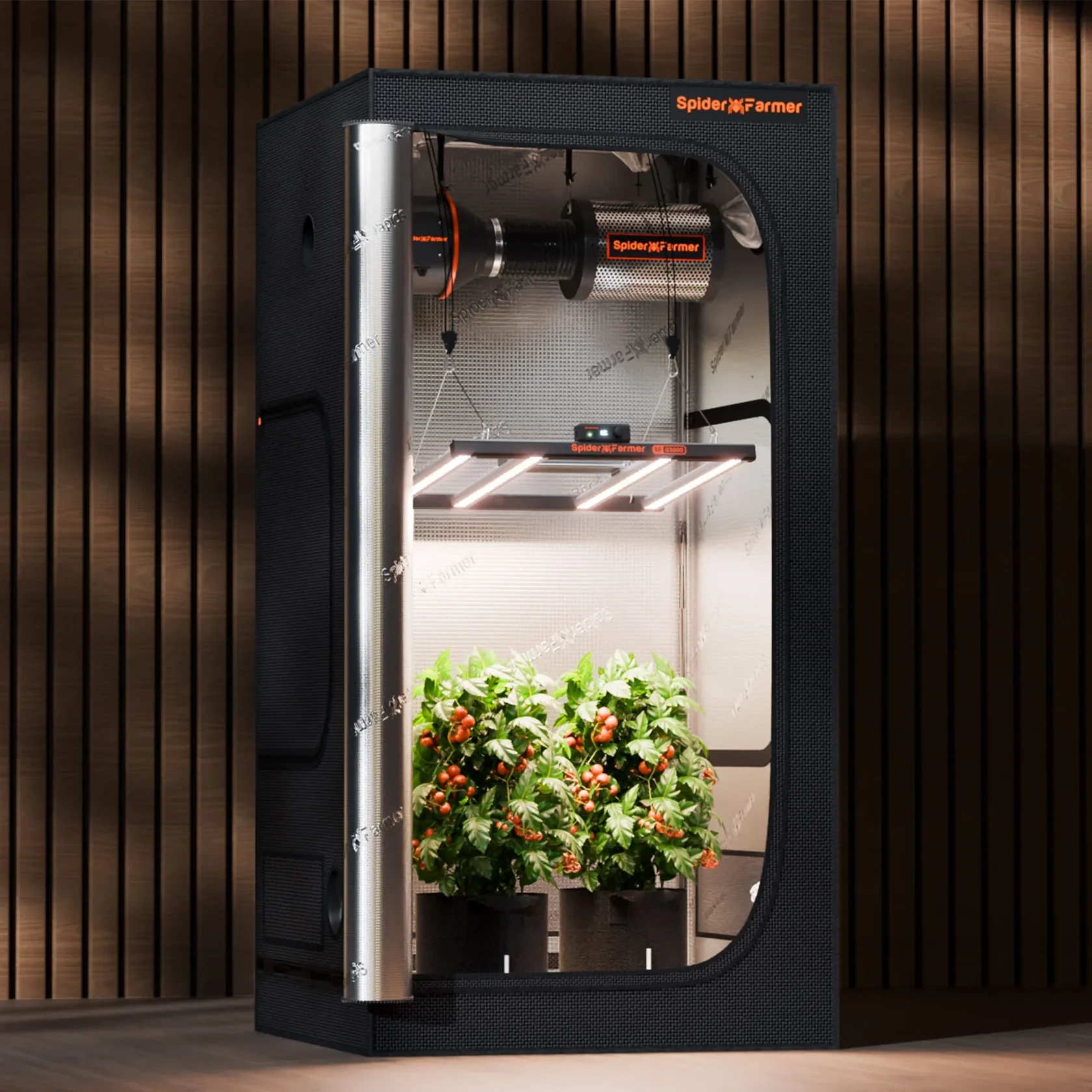 Spider Farmer G3000 Grow Tent Kit – Komplettset für 3–6 Pflanzen