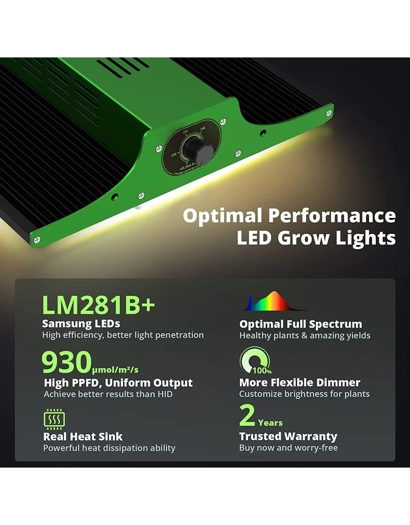 Viparspectra P600 LED 100 Watt – Kompakt, effizient und leistungsstark