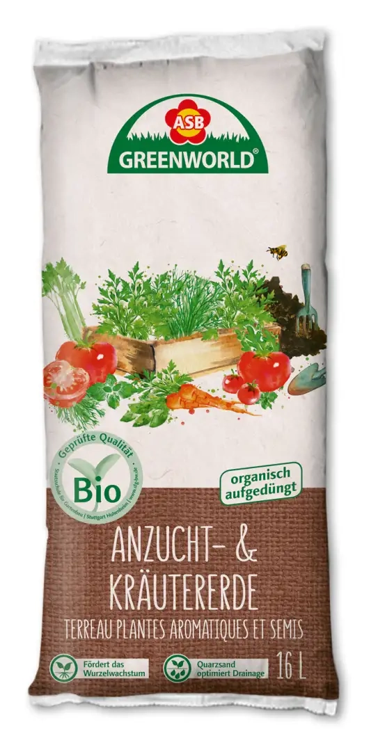Greenworld BIO Anzucht- & Kräutererde – 16 L Greenworld BIO Anzucht- & Kräutererde – 16 L