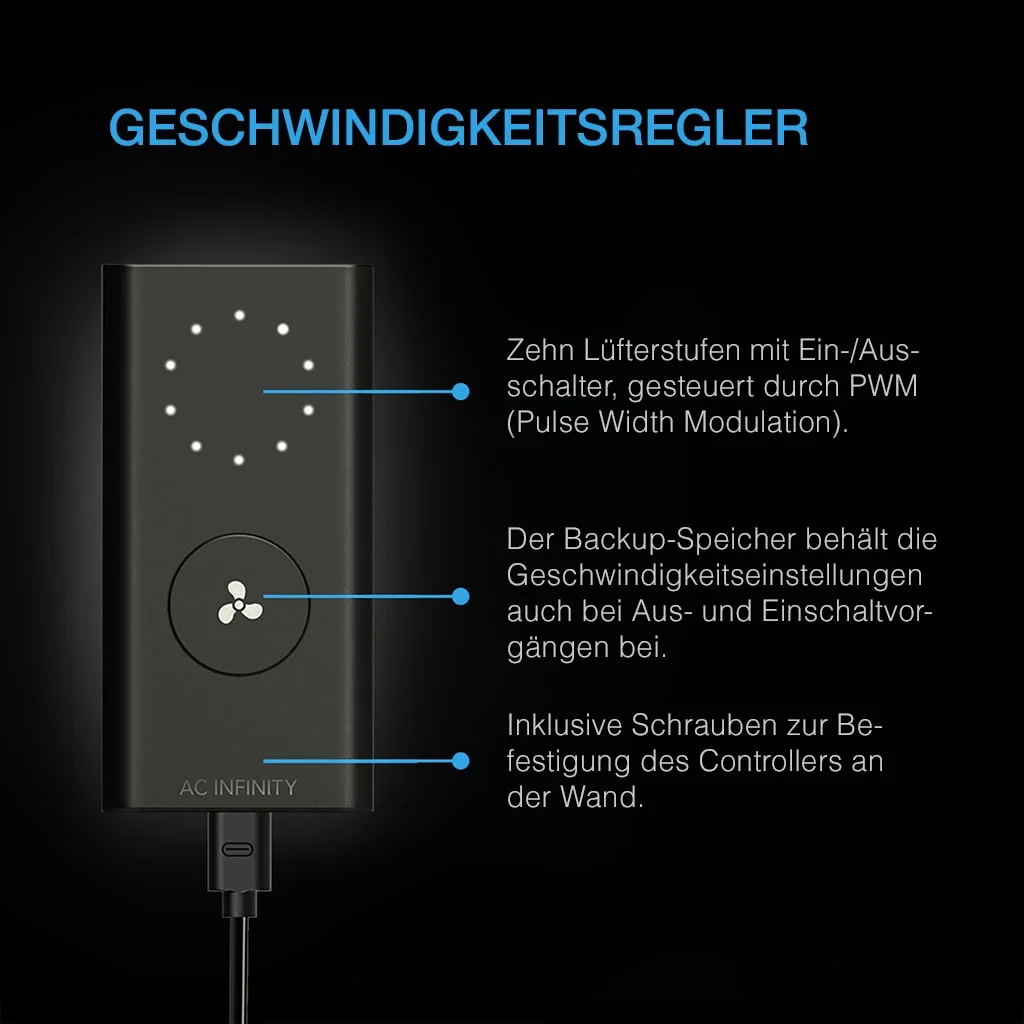 AC Infinity CLOUDLINE PRO S8 – Geräuscharmer Inline-Ventilator mit intelligenter Steuerung