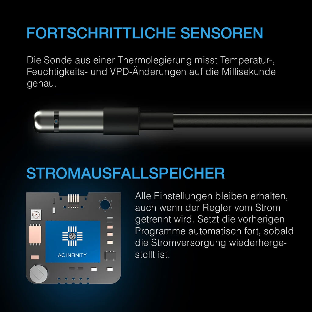 AC Infinity Controller 69 – Intelligente Steuerzentrale mit Bluetooth AC Infinity Controller 69 – Intelligente Steuerzentrale mit Bluetooth