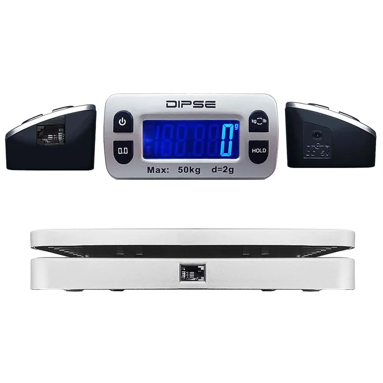 Dipse Parcel Mini Tischwaage, 50 kg / 2 g